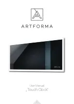 Artforma Touch Clock User Manual preview