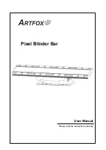 ArtFox Pixel Blinder Bar User Manual предпросмотр