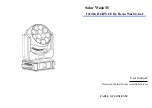 ArtFox Solar Wash M User Manual preview