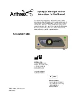 Arthrex AR-3200-1018 Instructions For Use Manual preview