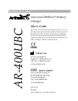 Preview for 1 page of Arthrex AR-400UBC User Manual