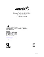 Preview for 20 page of Arthrex Synergy Resection AR-8315W Operator'S Manual