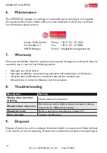 Preview for 14 page of Arthur Grillo DPC200-AC Installation And Operation Manual