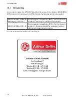 Preview for 16 page of Arthur Grillo DPC200 Installation And Operation Manual