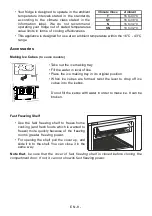 Предварительный просмотр 9 страницы ARTHUR MARTIN AJF5340JOX User Manual