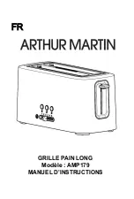 ARTHUR MARTIN AMP179 Instruction Manual preview