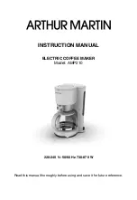 Предварительный просмотр 9 страницы ARTHUR MARTIN AMP210 Instruction Manual