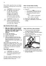 Предварительный просмотр 12 страницы ARTHUR MARTIN ASA22100SX User Manual