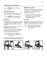 Предварительный просмотр 15 страницы ARTHUR MARTIN AWY61013WI User Manual