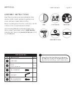 Предварительный просмотр 2 страницы Article ALMELO 16394 Assembly Instructions Manual