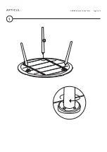 Предварительный просмотр 3 страницы Article AMOEBA SKU359 Assembly Instructions