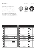 Предварительный просмотр 2 страницы Article BASI SKU11573 Assembly Instructions Manual