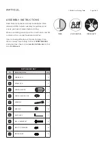 Preview for 2 page of Article CONAN Assembly Instructions