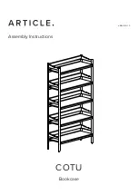 Article COTU Assembly Instructions Manual предпросмотр