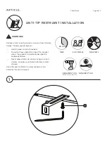 Предварительный просмотр 4 страницы Article CULLA Assembly Instructions