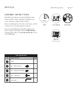 Предварительный просмотр 2 страницы Article ENVELO Assembly Instructions Manual