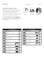 Preview for 2 page of Article ERNO Dining Table Assembly Instructions