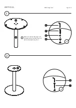 Preview for 3 page of Article ERNO Dining Table Assembly Instructions