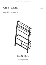 Article FANTOL Series Assembly Instructions Manual предпросмотр