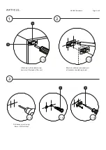 Предварительный просмотр 8 страницы Article Geome 3457 Assembly Instructions Manual