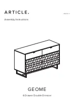 Preview for 1 page of Article GEOME Assembly Instructions Manual