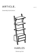 Предварительный просмотр 1 страницы Article HARLES Assembly Instructions Manual