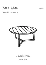 Article JORRING Assembly Instructions предпросмотр