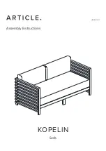 Article KOPELIN Assembly Instructions Manual предпросмотр