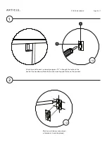 Предварительный просмотр 5 страницы Article KOUVA Assembly Instructions Manual