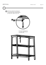 Предварительный просмотр 3 страницы Article Krossa 35 Shelf Assembly Instructions