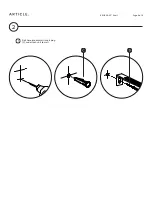 Предварительный просмотр 4 страницы Article Krossa 35 Shelf Assembly Instructions