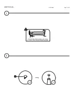 Предварительный просмотр 3 страницы Article LENIA 12923 Assembly Instructions Manual