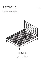 Article LENIA 15354 Assembly Instructions Manual предпросмотр