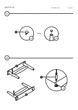 Предварительный просмотр 3 страницы Article LENIA SKU14429 Assembly Instructions Manual