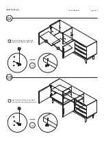 Предварительный просмотр 5 страницы Article LENIA SKU14429 Assembly Instructions Manual