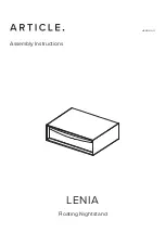 Article LENIA SKU15229 Assembly Instructions Manual предпросмотр