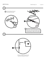 Предварительный просмотр 9 страницы Article LIGNUM Assembly Instructions Manual