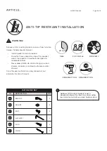 Предварительный просмотр 2 страницы Article LURNO Assembly Instructions