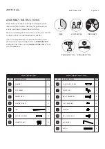 Предварительный просмотр 2 страницы Article MERTO 19561 Assembly Instructions Manual