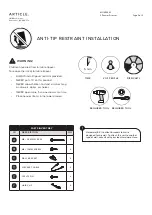 Предварительный просмотр 2 страницы Article MONTEREY Assembly Instructions