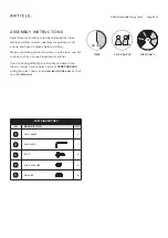 Preview for 2 page of Article OFER SKU15537 Assembly Instructions