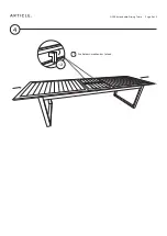 Preview for 5 page of Article OFER SKU15537 Assembly Instructions