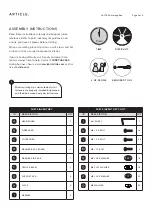 Предварительный просмотр 2 страницы Article PACTERA 19105 Assembly Instructions Manual