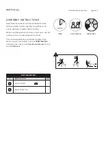 Предварительный просмотр 2 страницы Article SILICUS SKU11582 Assembly Instructions