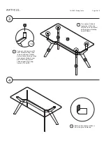 Предварительный просмотр 5 страницы Article TAFULO SKU17619 Assembly Instructions Manual