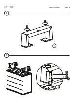 Preview for 3 page of Article TAIGA 4 Drawer Dresser Assembly Instructions Manual