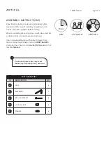 Предварительный просмотр 2 страницы Article TIMBER Ottoman Assembly Instructions