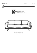 Предварительный просмотр 4 страницы Article TIMBER Sofa Assembly Instructions