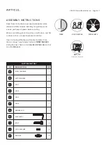 Предварительный просмотр 2 страницы Article VIREO SKU19125 Assembly Instructions Manual