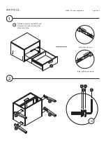 Preview for 3 page of Article VIREO SKU19153 Assembly Instructions